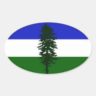 De Doug auto land sticker