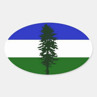 De Doug auto land sticker