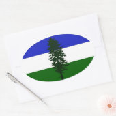 De Doug auto land sticker (Envelop)