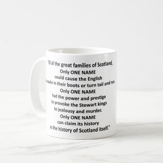 De Douglas "ONLY ONE NAME" mok (Voorkant links)