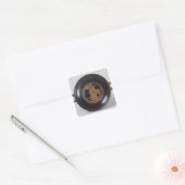 De Douris Cup Vierkante Sticker (Envelop)