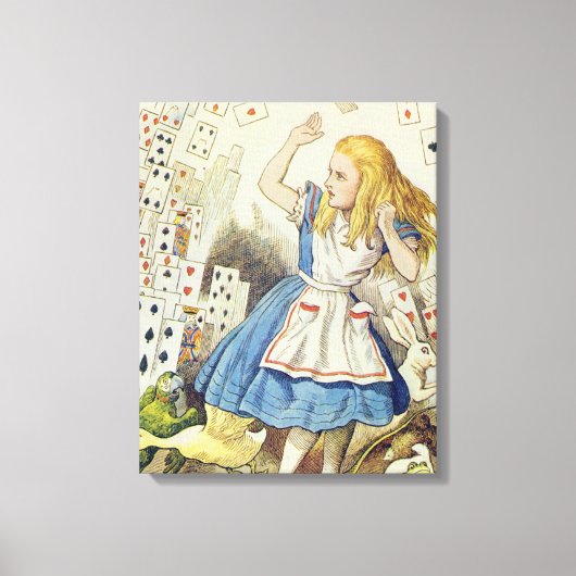 De douwer van Kaarten Canvas Afdruk (Voorkant)