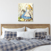 De douwer van Kaarten Canvas Afdruk (Insitu (Slaapkamer))