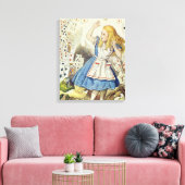 De douwer van Kaarten Canvas Afdruk (Insitu (Woonkamer))