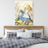 De douwer van Kaarten Canvas Afdruk (Insitu (Slaapkamer))