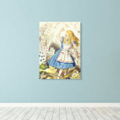 De douwer van Kaarten Canvas Afdruk (Insitu (Houten vloer))