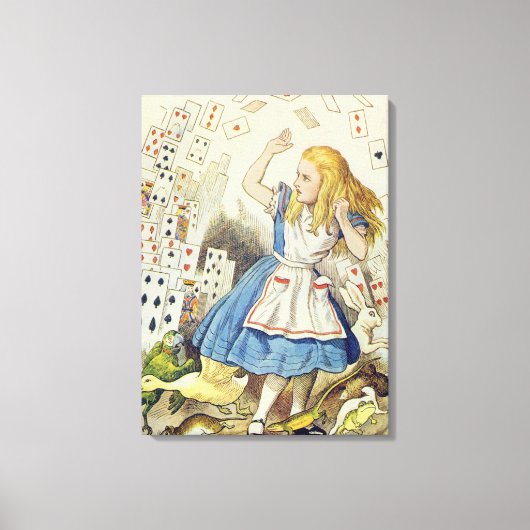 De douwer van Kaarten Canvas Afdruk (Voorkant)