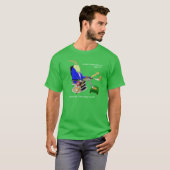 De dove cricket en de oorsumpet t-shirt (Voorkant volledig)