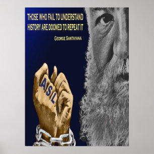 De dove Geschiedenis herhaalt zichzelf. 45,7 x 60, Poster