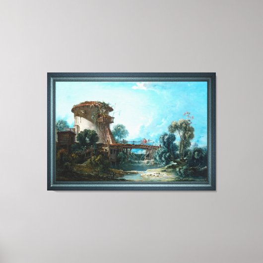 De Dovecote van François Boucher Canvas Afdruk (Voorkant)