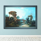 De Dovecote van François Boucher Canvas Afdruk (Insitu (Houten vloer))