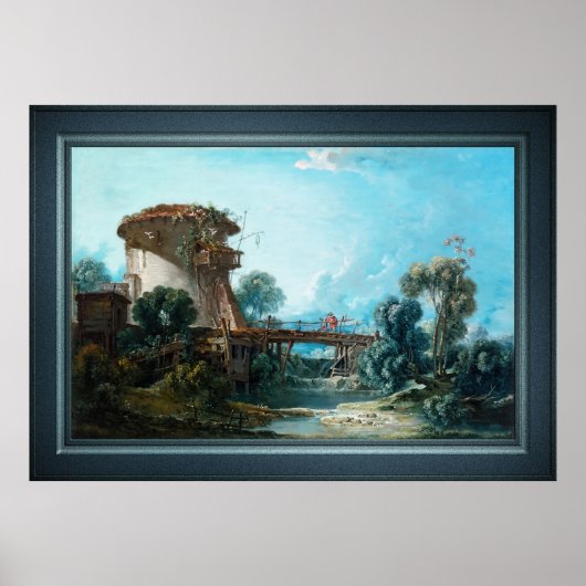 De Dovecote van François Boucher Poster (Voorkant)