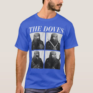 De Doves Rockers Grappige Dieren Rockmuziek Emo Pu T-shirt