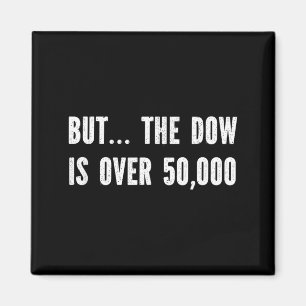 De dow is meer dan 50.000 De dow is meer dan 50.00 Magneet