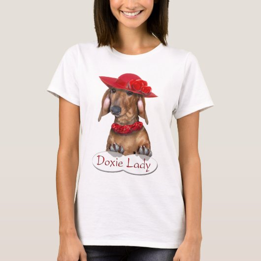 De Doxie Lady T-shirt (Voorkant)