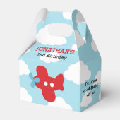 De Dozen van de vliegtuiggunst (Blauw & Rood) Bedankdoosjes (Achterkant)