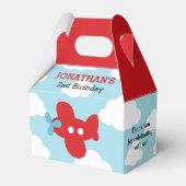 De Dozen van de vliegtuiggunst (Blauw & Rood) Bedankdoosjes (Achterkant)