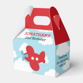 De Dozen van de vliegtuiggunst (Blauw & Rood) Bedankdoosjes