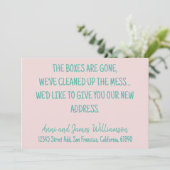 DE DOZEN ZIJN WEG, WE HEBBEN DE ROTZOOI OPGERUIMD  AANKONDIGING (Staand voorkant)