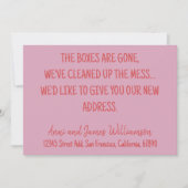 DE DOZEN ZIJN WEG, WE HEBBEN DE ROTZOOI OPGERUIMD  AANKONDIGING (Voorkant)