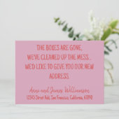 DE DOZEN ZIJN WEG, WE HEBBEN DE ROTZOOI OPGERUIMD  AANKONDIGING (Staand voorkant)