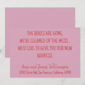 DE DOZEN ZIJN WEG, WE HEBBEN DE ROTZOOI OPGERUIMD  AANKONDIGING (Voorkant / Achterkant)