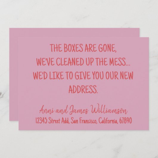 DE DOZEN ZIJN WEG, WE HEBBEN DE ROTZOOI OPGERUIMD  AANKONDIGING (Voorkant / Achterkant)