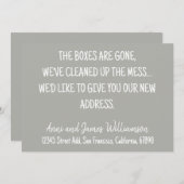 DE DOZEN ZIJN WEG, WE HEBBEN DE ROTZOOI OPGERUIMD  AANKONDIGING (Voorkant / Achterkant)