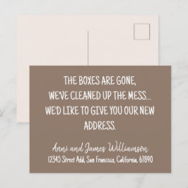 DE DOZEN ZIJN WEG, WE HEBBEN DE ROTZOOI OPGERUIMD  FEESTDAGENKAART