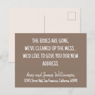 DE DOZEN ZIJN WEG, WE HEBBEN DE ROTZOOI OPGERUIMD  FEESTDAGENKAART