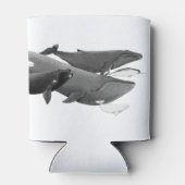 De draai van walviskunst blikjeskoeler (Achterkant)