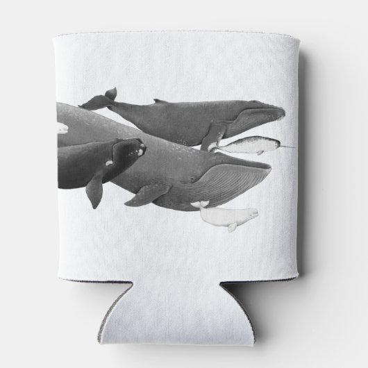 De draai van walviskunst blikjeskoeler (Achterkant)