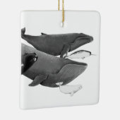 De draai van walviskunst keramisch ornament (Rechts)