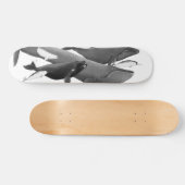 De draai van walviskunst persoonlijk skateboard (Horizontaal)