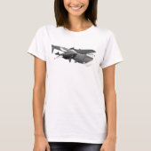 De draai van walviskunst t-shirt (Voorkant)