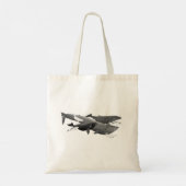 De draai van walviskunst tote bag (Achterkant)
