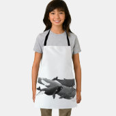 De draai van walvissen, illustratie van de walvis, schort (Insitu)