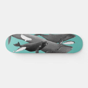 De draai van walvissen is tekengroothandelaars bla persoonlijk skateboard
