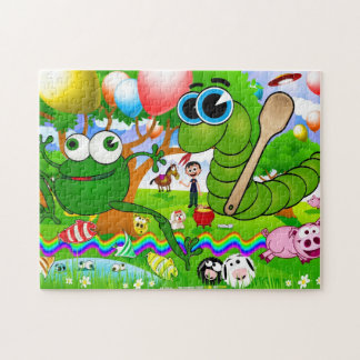 De draaiende slang (Ide Zmija) Legpuzzel