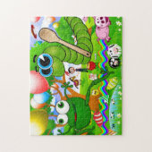 De draaiende slang (Ide Zmija) Legpuzzel (Verticaal)