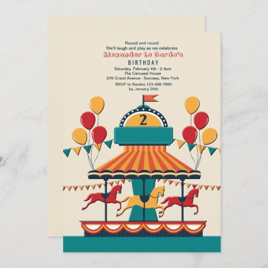 De Draaimolenaarsuitnodiging Kaart (Voorkant / Achterkant)