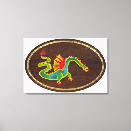 De draak 2009 canvas afdruk (Voorkant)