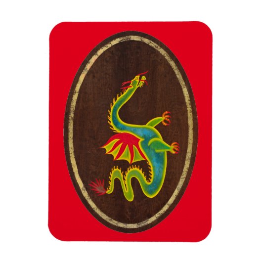 De draak 2009 magneet (Verticaal)