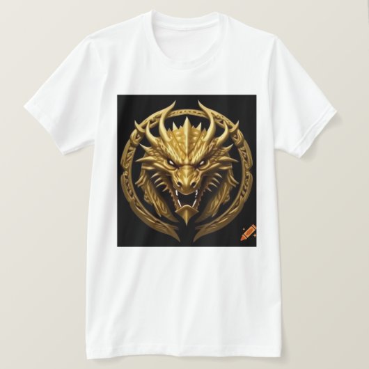 De draak afbeelding t-shirt (Design voorkant)