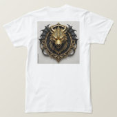 De draak afbeelding t-shirt (Design achterkant)