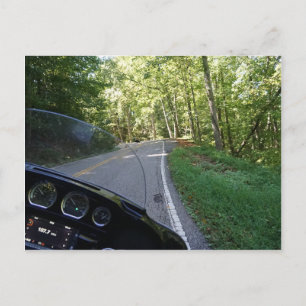 De draak berijden briefkaart