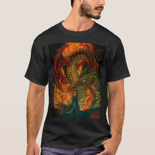 De draak bevestigen t-shirt