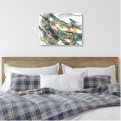 De draak canvas afdruk (Insitu (Slaapkamer))