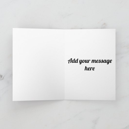 De draak en de kerstboom kaart (Binnen)