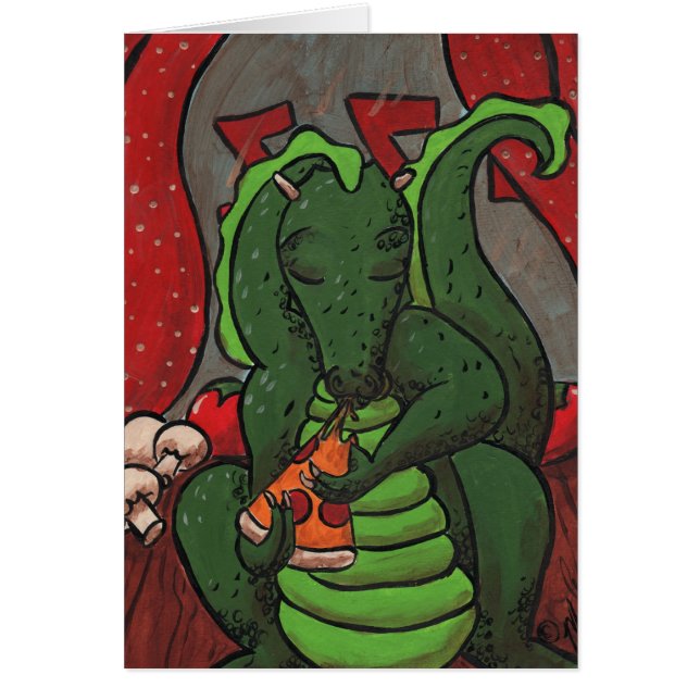 De draak en de Pizza (Voorkant)
